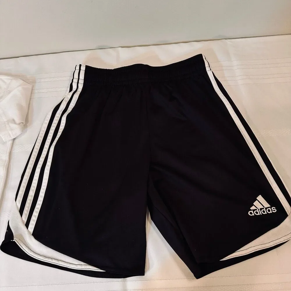 Adidas Shorts And Broadcloth Polo Shirt